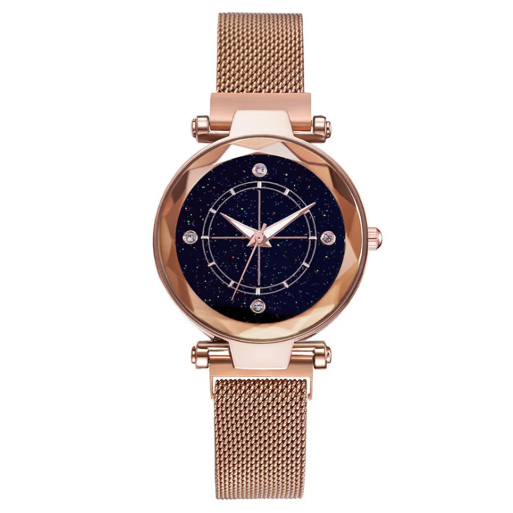 Lecopike звездное небо часы женские со звездным циферблатом магнитные relogio feminino