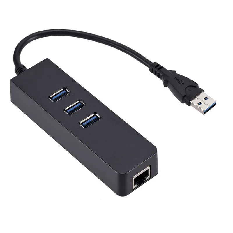

Адаптер USB Gigabit Ethernet с 3 портами, USB 3,0 хаб с USB на сетевую карту Rj45 Lan для Macbook Mac Desktop