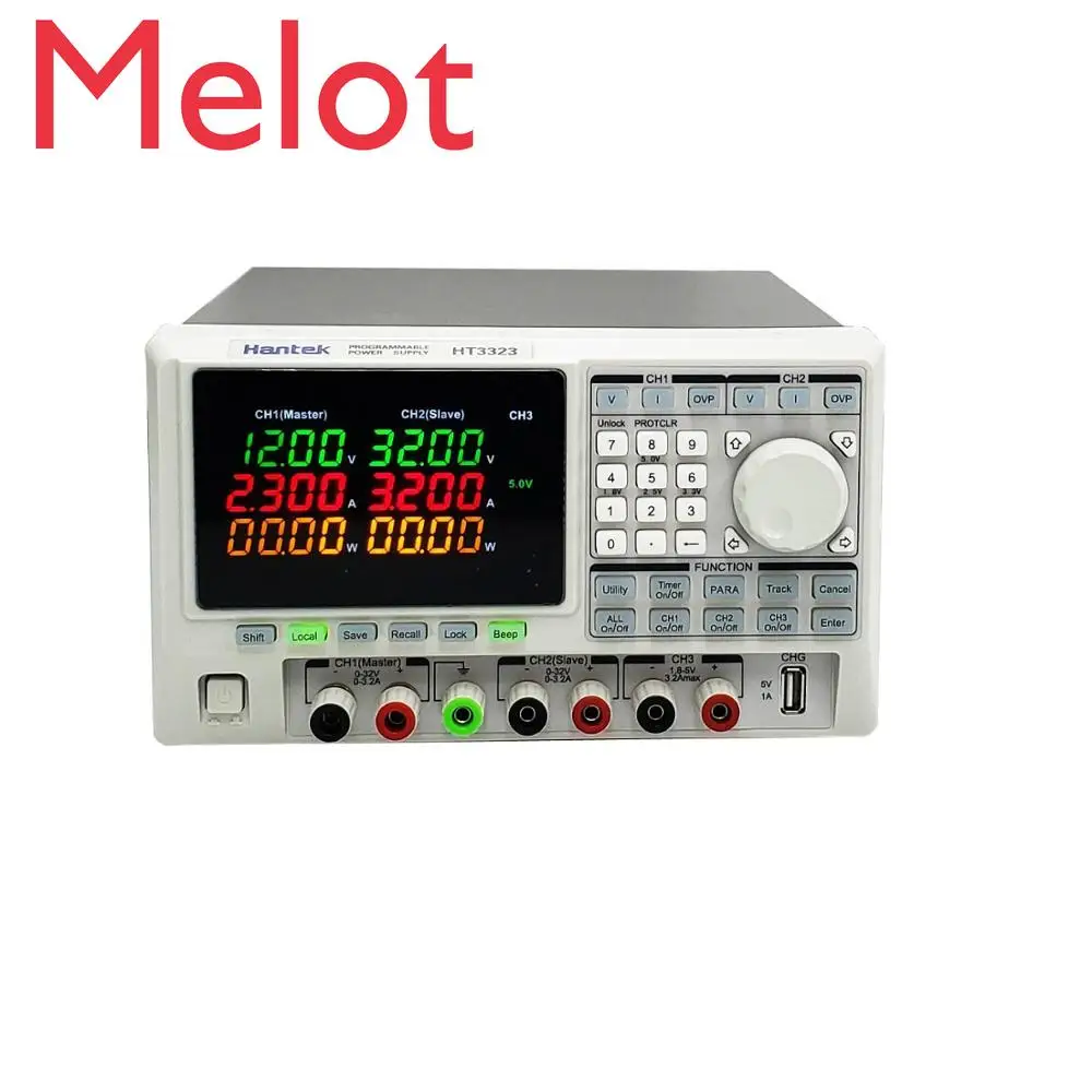 Программируемый источник питания постоянного тока Hantek HT3323 3 канала
