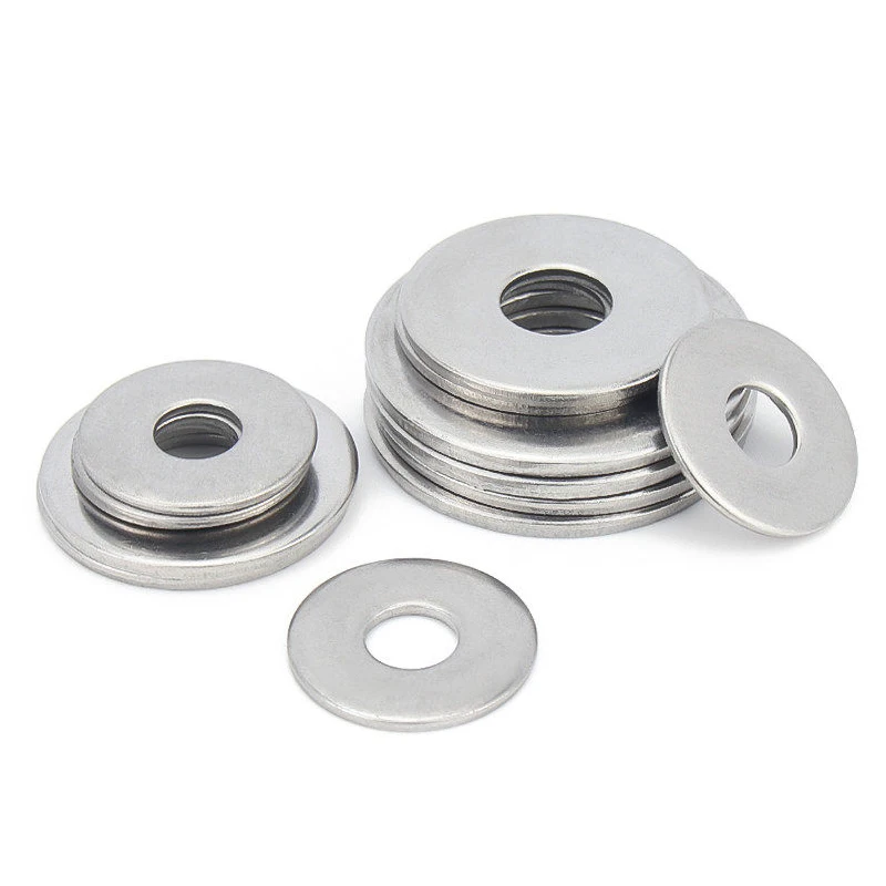 

1/2/50/100p M2 M2.5 M3 M4 M5 M6 M8 M10 DIN125 GB97 304/A2-70 Stainless Steel Flat Machine Washer Plain Washer Flat Gasket Rings