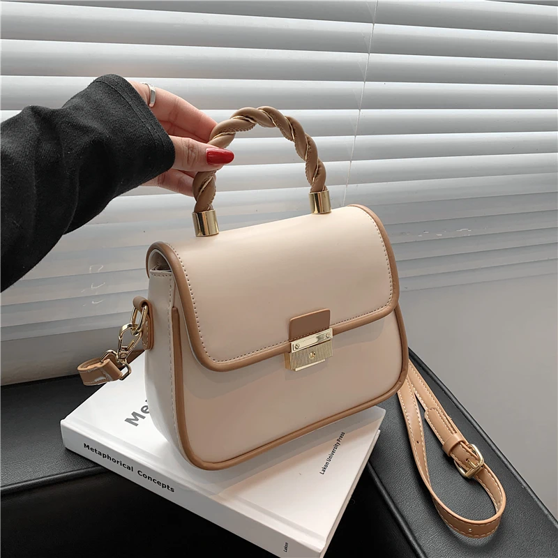 

Роскошные кошельки с короткими ручками для женщин, дизайнерские брендовые дамские сумочки через плечо с клапаном и кнопкой-замком, осень 2021