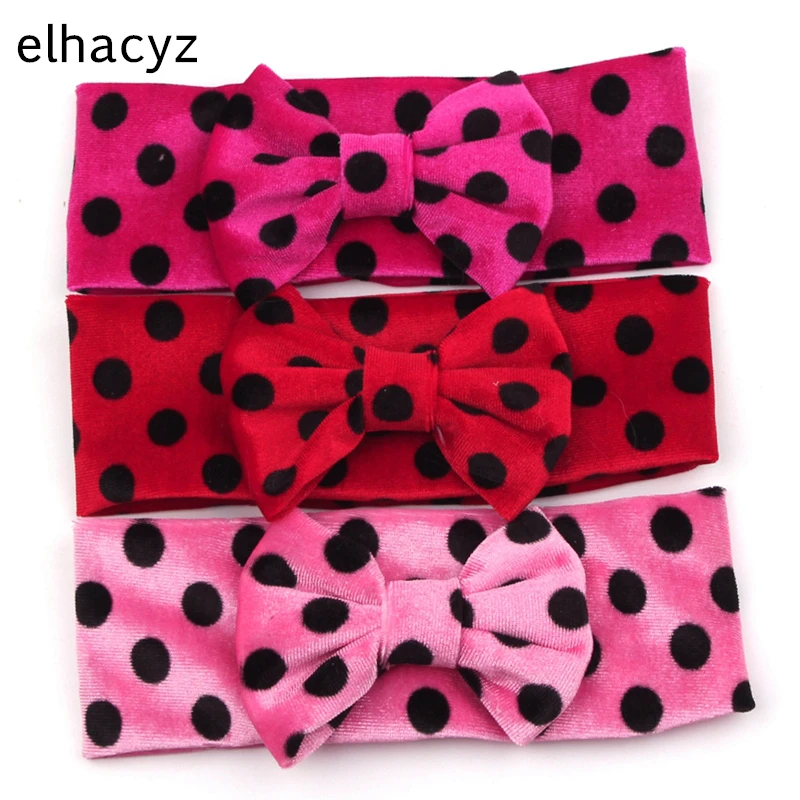 1 шт. детский бархатный бант для волос 4 дюйма |