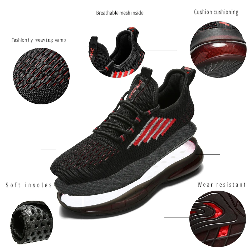 

Men's Casual Shoes for Man Sneakers Durable Outsole Trainer Zapatillas Deportivas Hombre Fashion Sport Running Shoes Plus SIZE