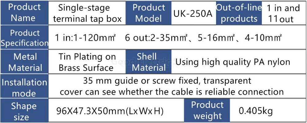 1 шт. UKK80A UKK125A UKK160A UKK250A UKK400A UKK500A Соединительный клеммный блок 1 во многих из din-рейку распределительная коробка ukk-80a