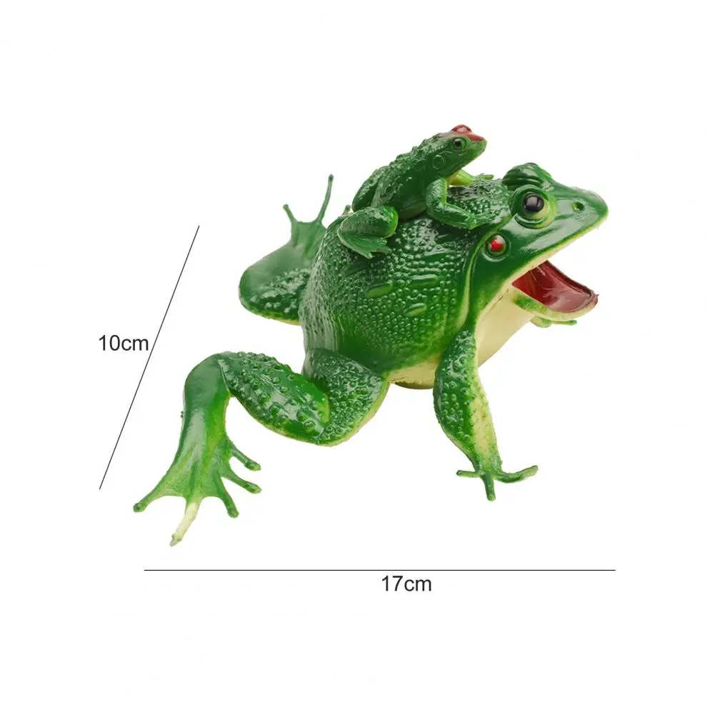 

Sounding Frog Toy Clear Texture Puzzle Tricky Props Simulation Sounding Frog Toy for Presentations
