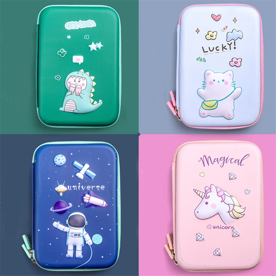 

Pencil Cases Unicorn Trousse Kawaii Stationery Licorne Etui Estuche Case School Supplies Cute Papeleria Astronaut Pencil Box Bag