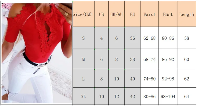 

Fashion Women Short Sleeve Lace Sexy Tops T-shirt Summer Strapless Shoulder