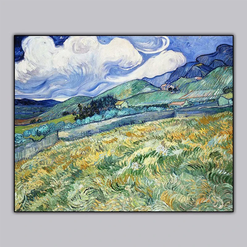 100% ручная роспись абстрактная картина маслом Ван Гога на холсте настенное