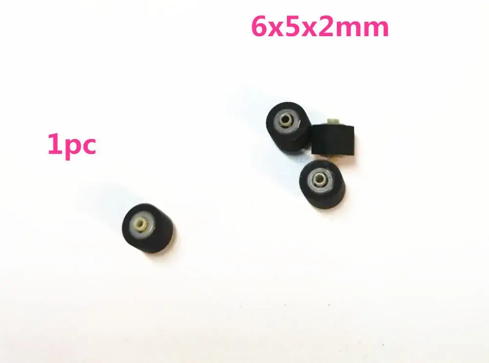 1pc 6x5x2mm 1 шт. 11,5*5*1,8 мм/11 мм* 6*2/10 мм* 7*1,5/9 мм* 6*3 автомобильный втягивающий ролик, колода аудио рекордер давления Кассетный палубный ролик - Название цвета: 1pc 6x5x2mm