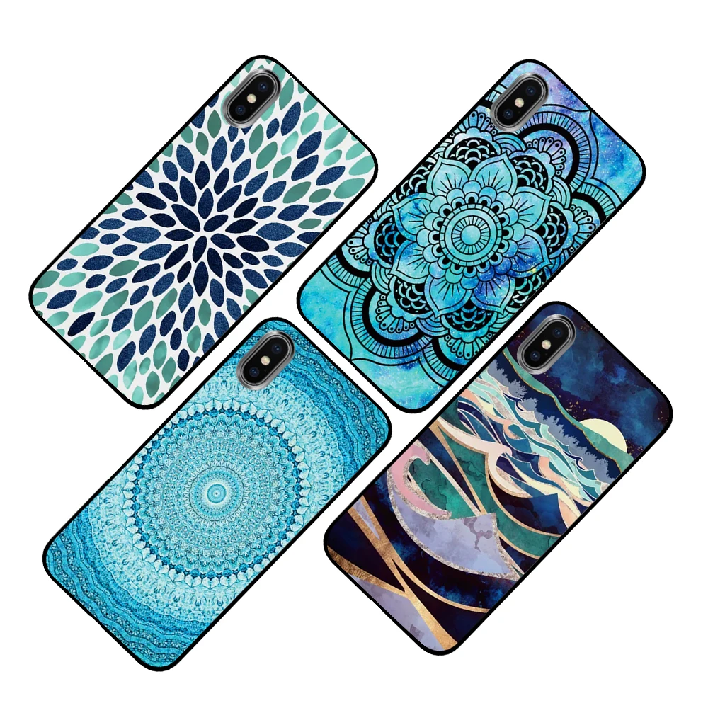 Indigo Desert Night Design For iPhone 5 5S SE 6 6s 7 8 Plus X XS Max XR Phone Cases | Мобильные телефоны и аксессуары