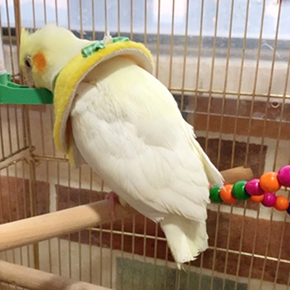 Bird Protective Recovery Soft Collar Parrot Anti-plucking Anti-biting Neck For Cockatoo Love Accessories |