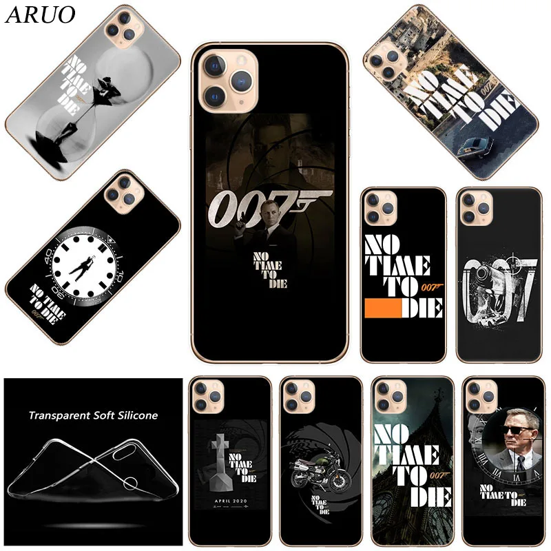 007 No Time To Die Мягкий силиконовый чехол из ТПУ для iPhone 12 mini 11 Pro XS Max 7 8 6 6s Plus SE 2020 X XR 5 5s