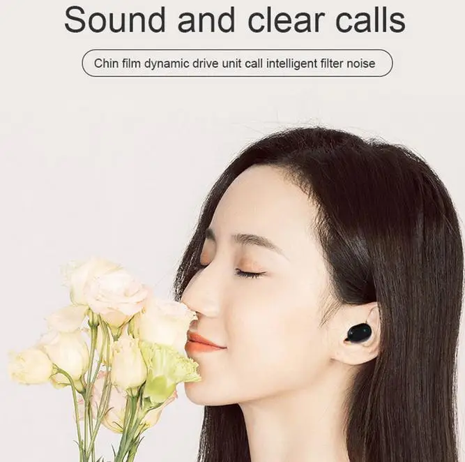 DishyKooker наушники вкладыши TWS Bluetooth IPX6 водонепроницаемый airdots беспроводные для Android