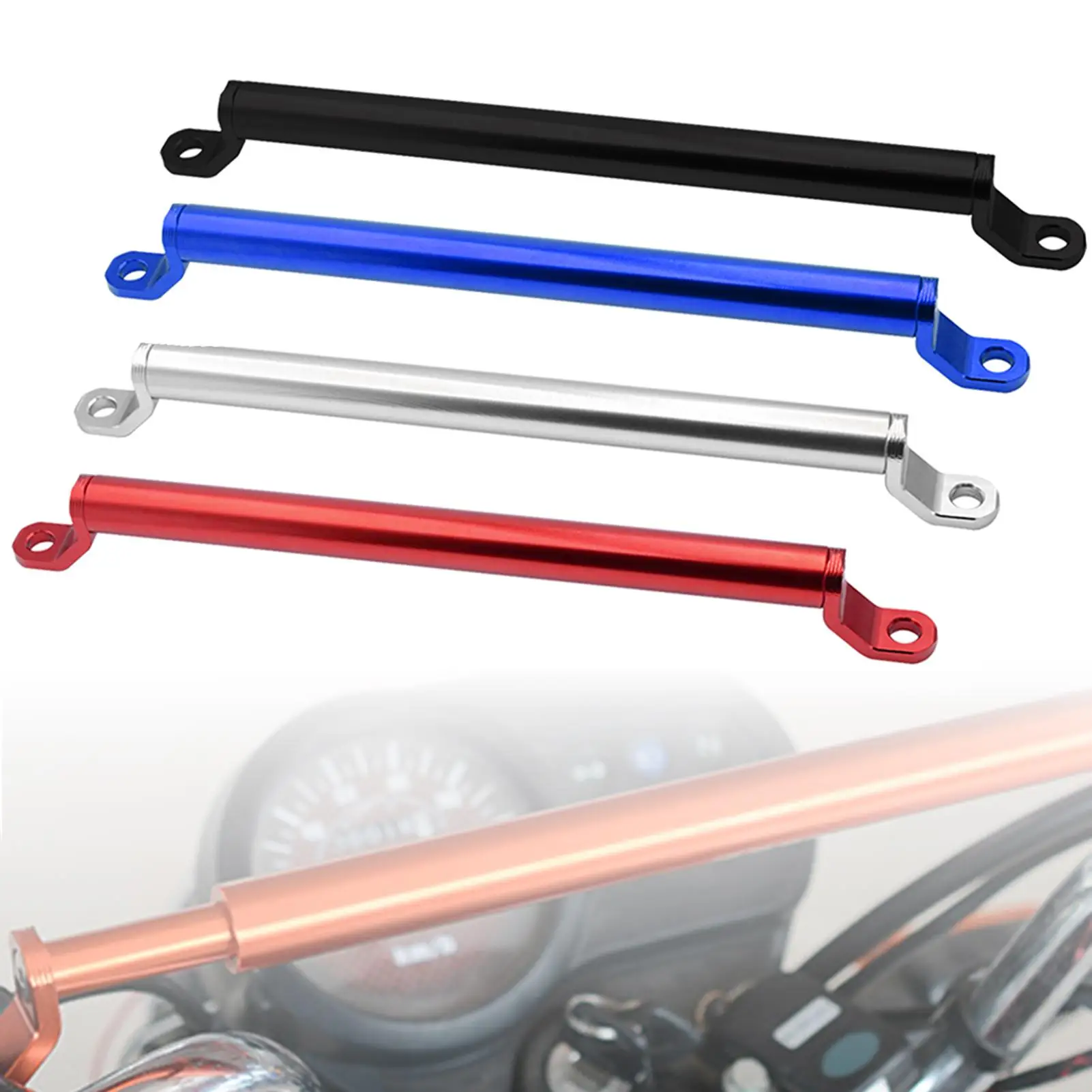 

Motorcycle Aluminum Alloy Balance Bar Handlebar Levers Crossbar Phone Bracket