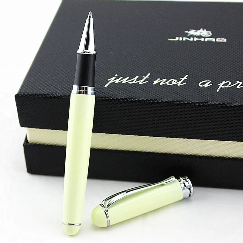 Jinhao 750 Черная Ручка-роллер с шероховатой поверхностью, 10 цветов, высокое качество, роскошные канцелярские принадлежности для офиса и школы