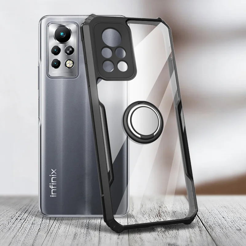 for infinix note 11 case cover for infinix note 11 s 11 pro 10 hot 11 hot 11s magnetic car holder phone case transparent bumper free global shipping