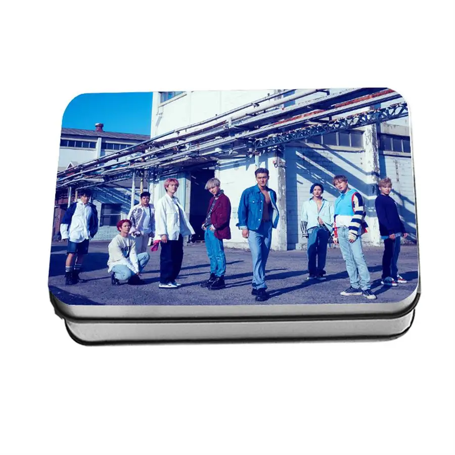 Kpop Super Junior Time_slip Dong Polaroid Lomo фото карта HD Фотокарта Hae Ye Sung карты с металлической коробкой 40 шт