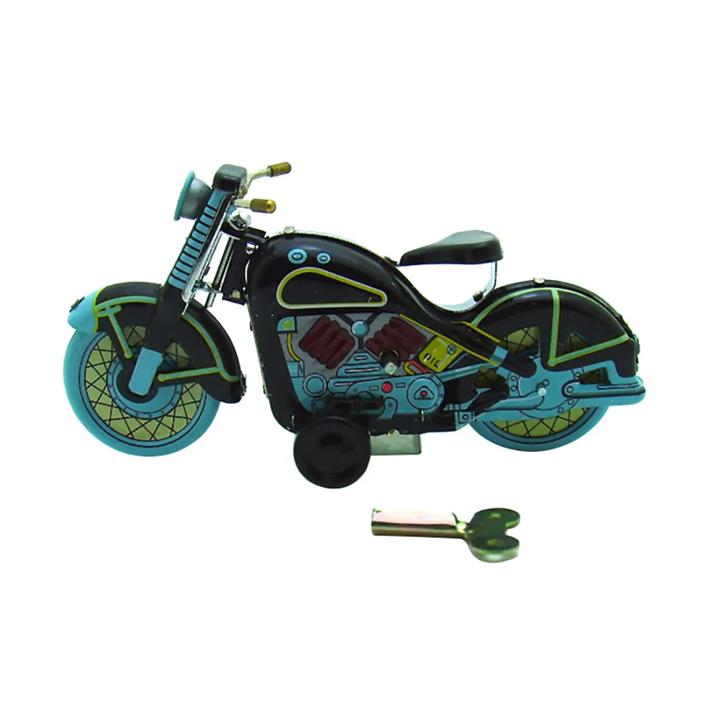 Имитация Ретро заводная игрушка автомобиль жесть ностальгическая цепочка