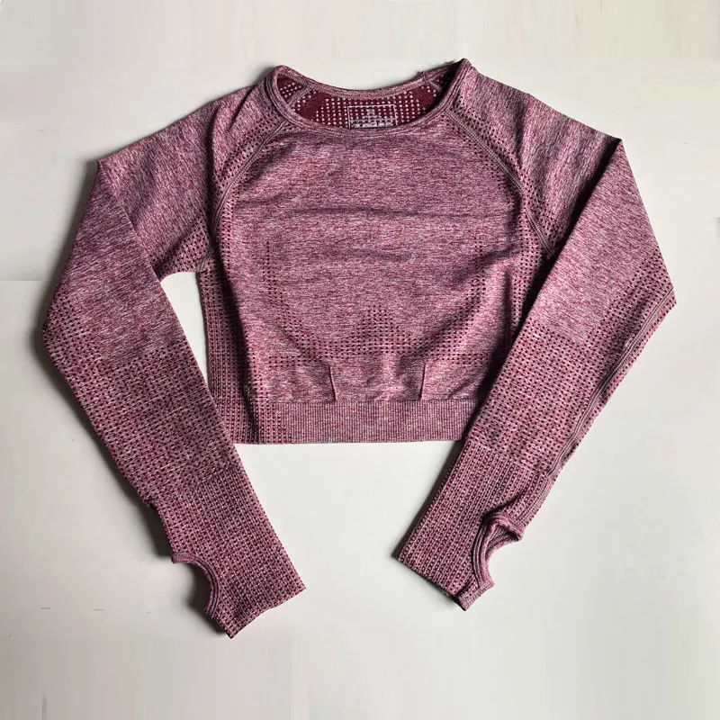 Женский топик для йоги Vital бесшовный укороченный топ занятий спортом йогой