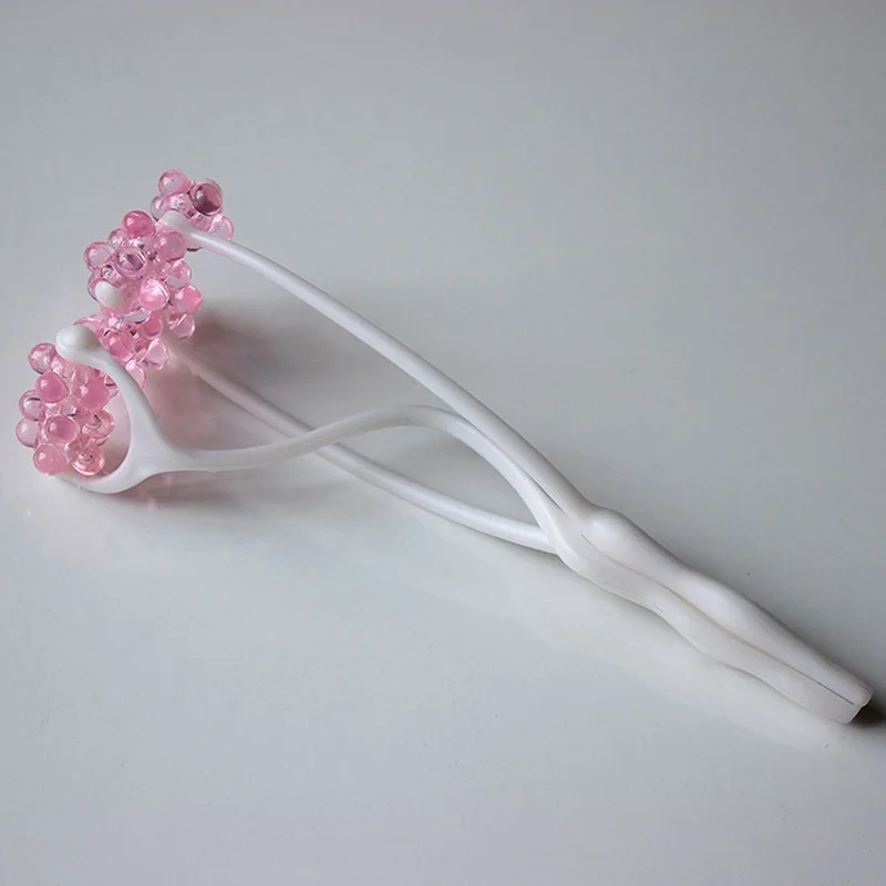 2 в 1 форме цветка роликовый массажер против морщин лица шеи Массаж для похудения