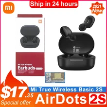 Original Xiaomi Redmi Airdots 2s Earphone Mi True Wireless Earbuds Basic 2s Bluetooth 5.0 Air2 SE TWS Mic Gaming Mode In Stock