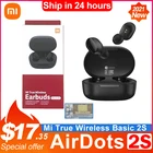 Оригинальные наушники Xiaomi Redmi Airdots 2 s, беспроводные наушники Mi True Wireless, базовые наушники 2 s, Bluetooth 5,0, Air2 SE, TWS, микрофон, игровой режим