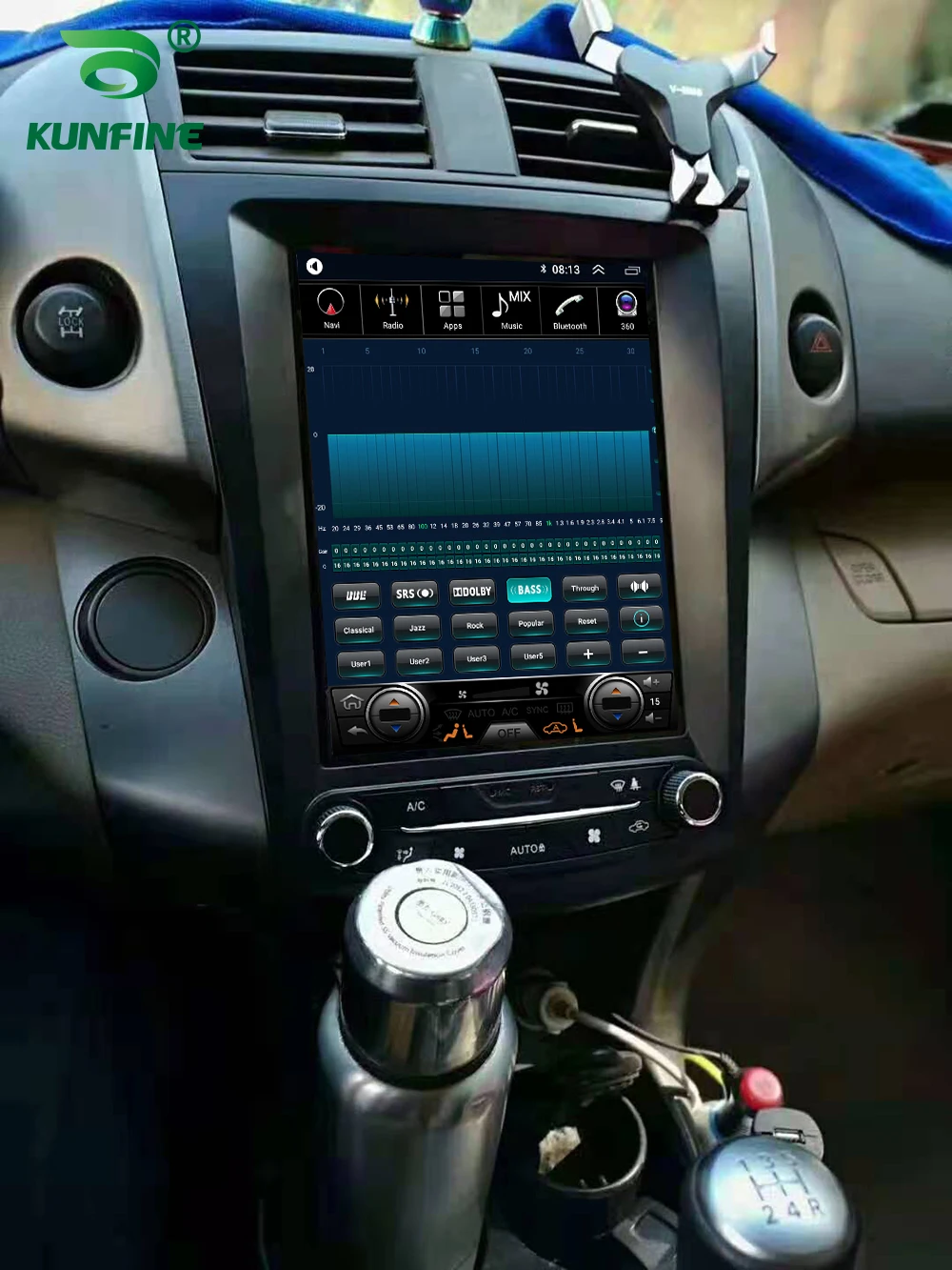 Экран Tesla Android 10 0 4 Гб RAM 64GM ROM Восьмиядерный автомобильный DVD GPS плеер Deckless Car Stereo для