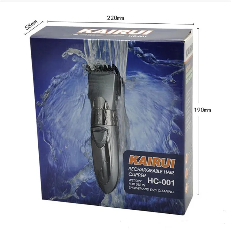 Машинка для стрижки волос моющаяся электрическая триммер с острыми лезвиями