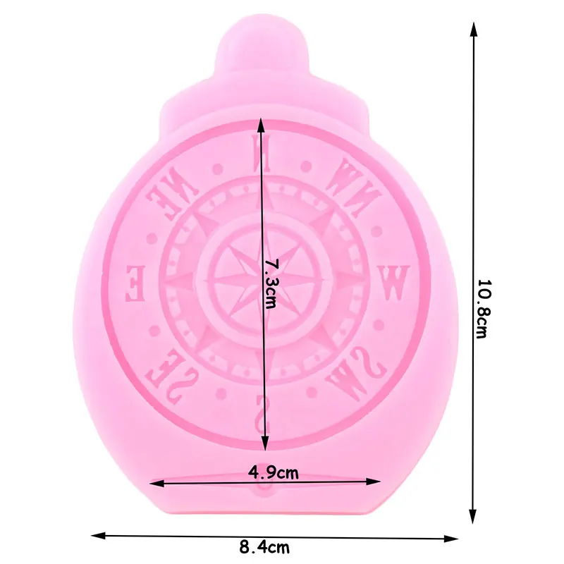 Античный компас силиконовая помадка инструмент для украшения конфеты глина