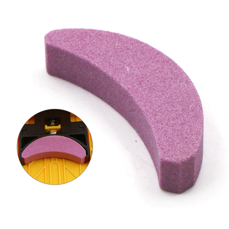 3 шт. высококачественный прочный шлифовальный камень полумесяц красный