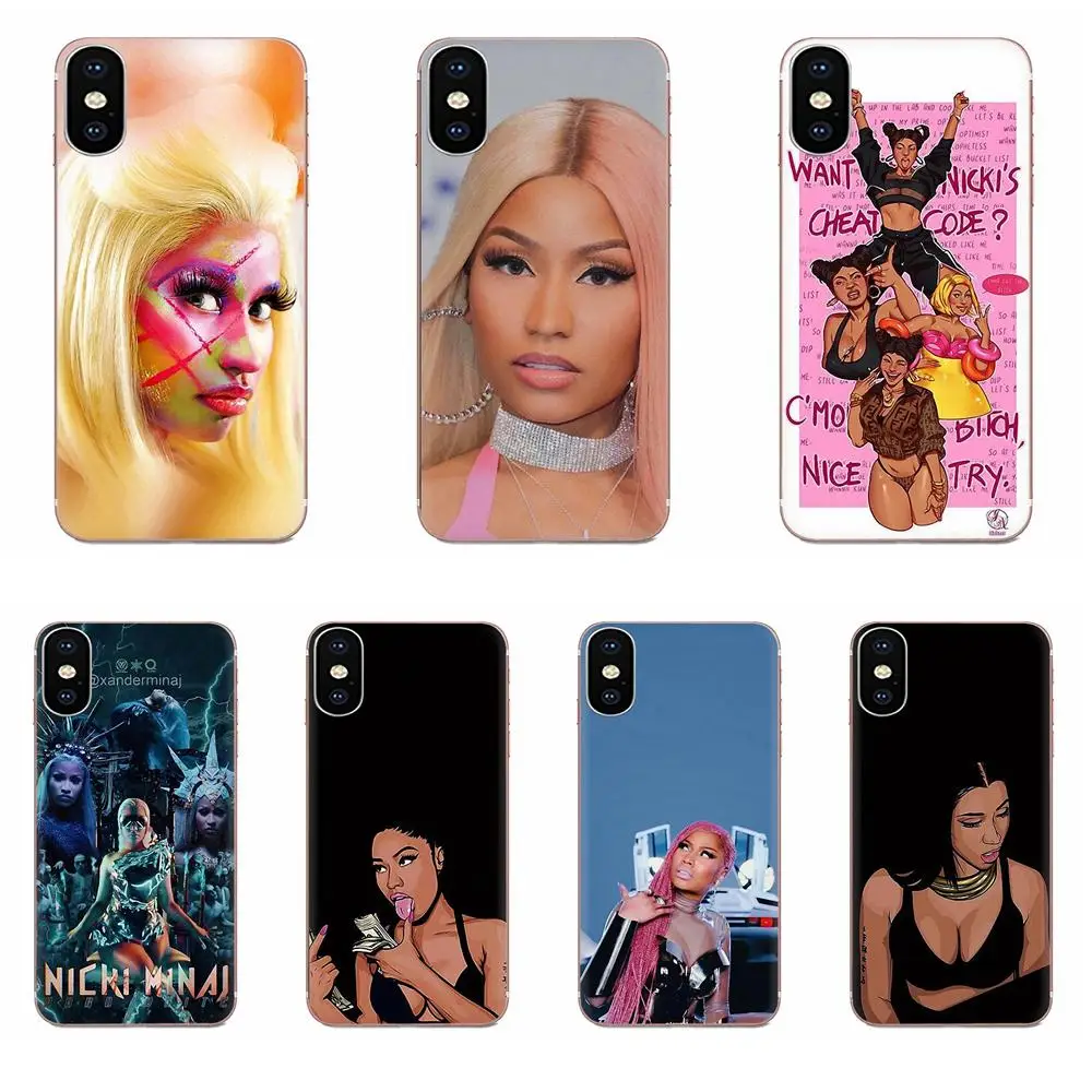 Nicki Minaj Soft Silicone TPU Transparent Custom Design For Apple iPhone 4 4S 5 5C 5S SE 6 6S 7 8 11 Plus Pro X XS Max XR | Мобильные