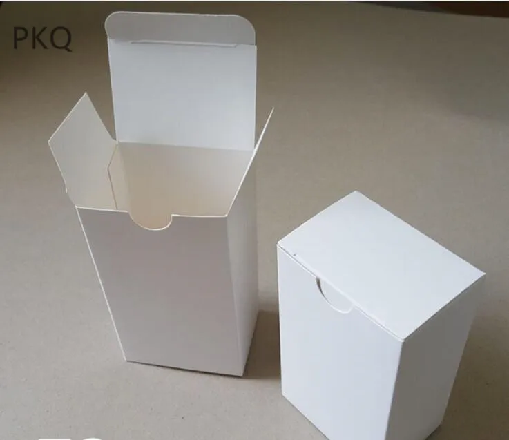 50 шт в наборе маленький белый крафт Бумага картонная коробка большой Эфирное