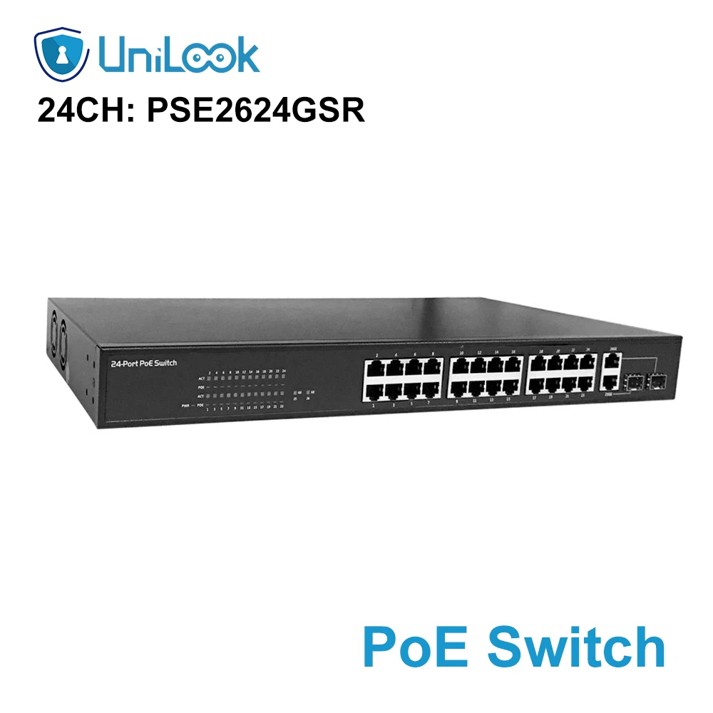 Блок питания с 2 гигабитными портами TP/SFP 100 Мбит/с 24 порта|Коробки передач и
