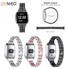 Новое поступление, женские часы Fitbit Versa band, металлический ремешок, Женский сменный Браслет из нержавеющей стали для браслетов fitbit Versa