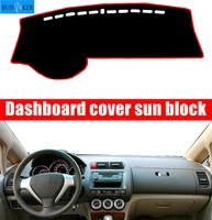 for honda fit jazz 2004 2007 dashboard cover mat dash pad anti uv sun shade auto instrument cover carpet car styling accessories