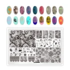 Затычки 0-51 пластина с изображениями для нейл-арта ногтей шаблон красоты штамп для ногтей диск 9,5*14,5 см ZJOY PLUS дизайн ногтей штамповка (с ПВХ, 51)