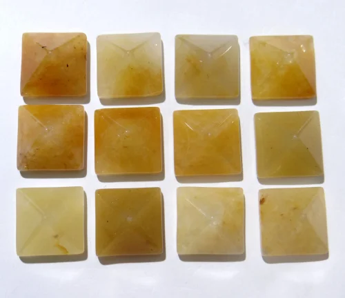 Натуральный камень 14 мм тигровый глаз кварц кристалл бирюза пирамида кабошон