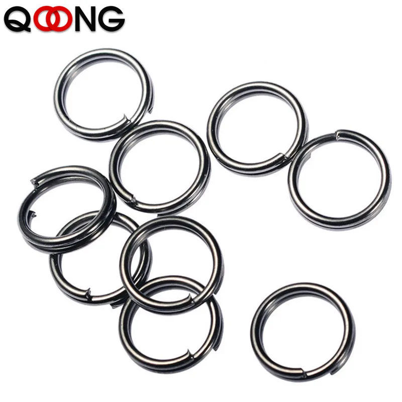 Брелок для ключей QOONG из марганцевой стали 10 шт.|metal key ring|key ringwire circle |
