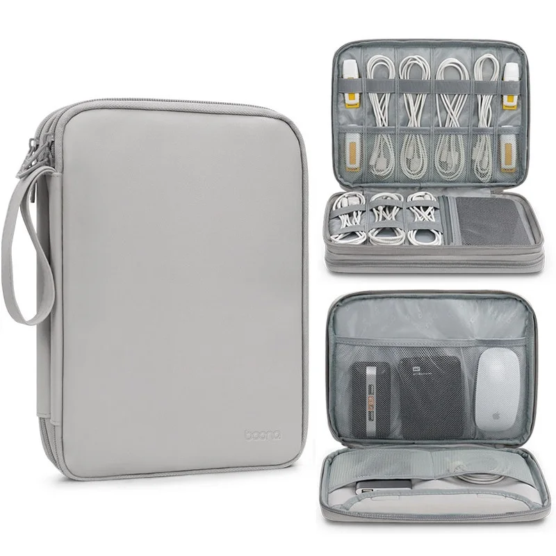 

Водонепроницаемый полиуретановый цифровой кабель, внешний аккумулятор, органайзер, сумка для электронных аксессуаров, чехол для наушников...