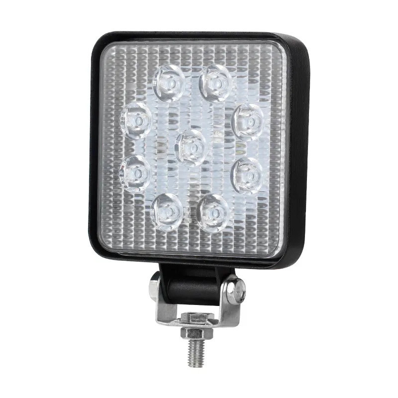 1pcs Mini 27W Spot OKEEN мини 16 светодиодный 27 Вт 48 Вт светодиодный рабочий светильник квадратный Точечный светильник 12 В 24 В внедорожный светодиодный светильник для грузовика внедорожный 4X4 4WD автомобиль внедорожник ATV - Цвет: 1pcs Mini 27W Spot