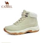 Женские теплые зимние ботинки CAMEL, повседневные кроссовки, короткие плюшевые ботильоны, износостойкая обувь без шнуровки, зима 2021