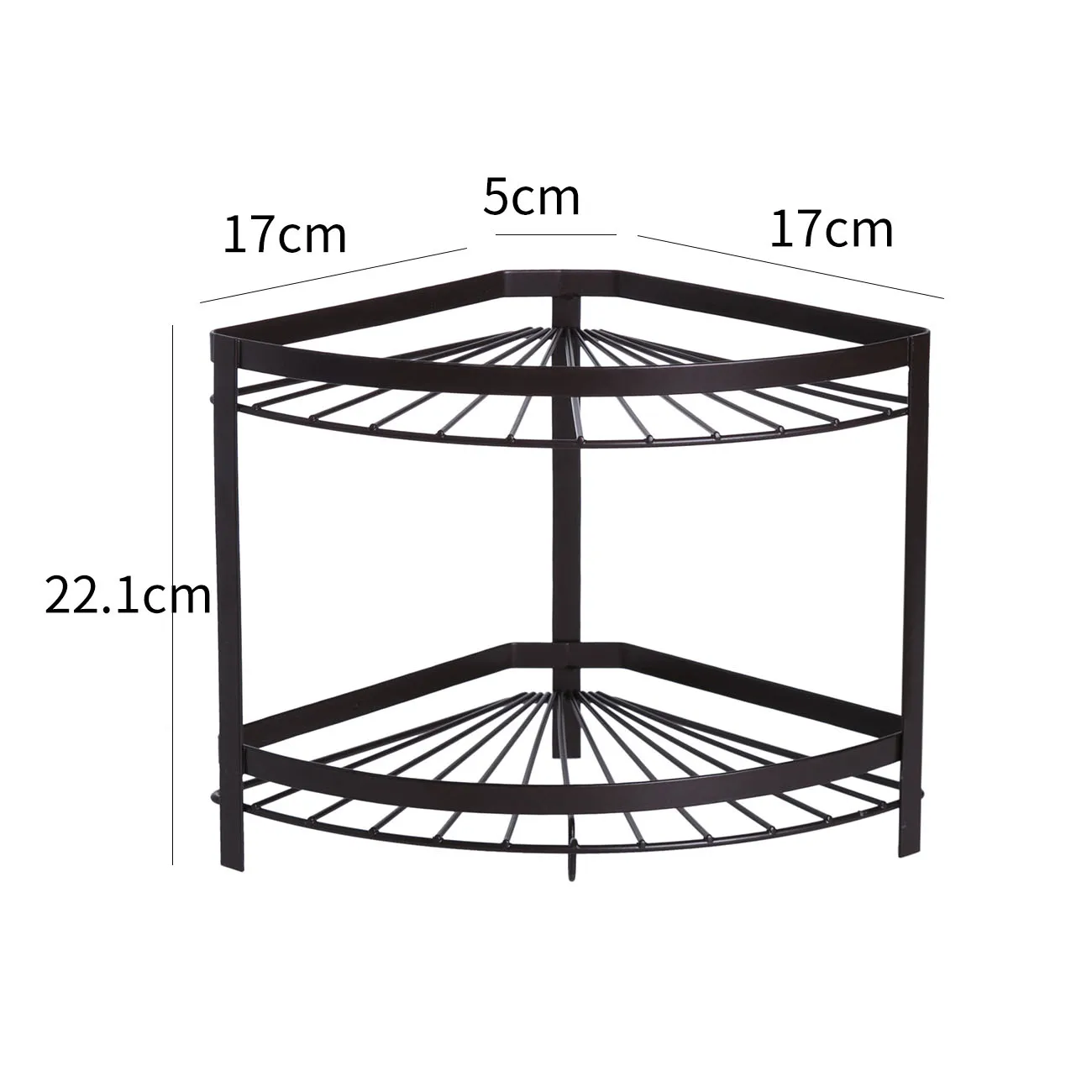 

High Quality Iron Bathroom Shelf Desktop Storage Rack Shower Caddy Shampoo Holder Corner Shlves Stand Bathroom Kitchen Organizer
