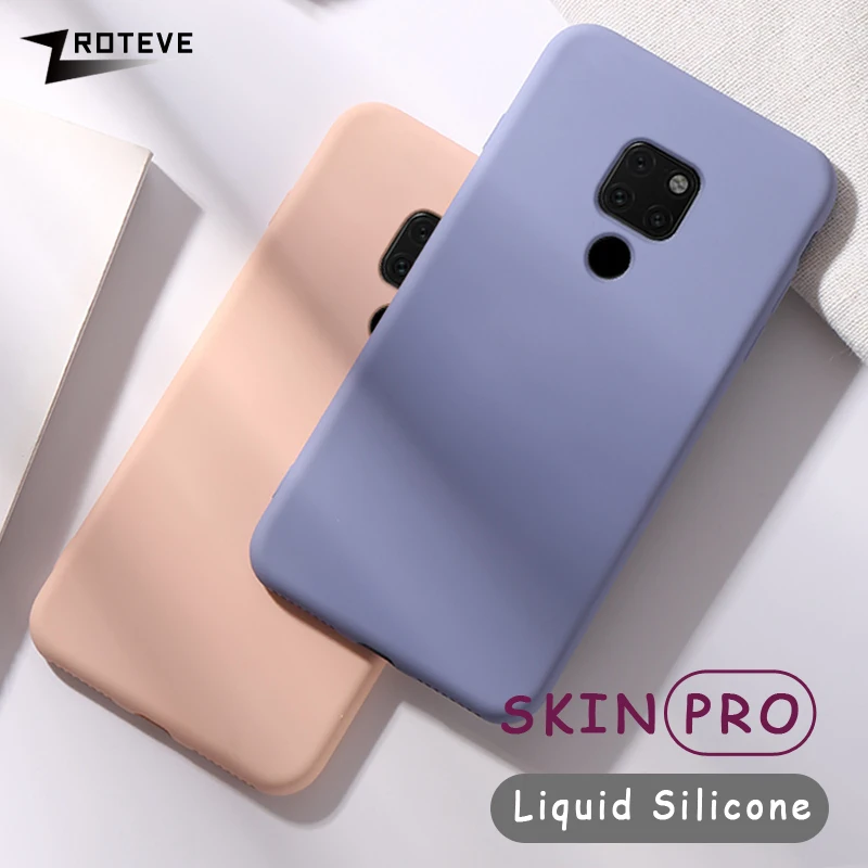 Чехол для Huawei Mate 20 X Lite Обложка с мягкой поверхностью жидкий силиконовый чехол 10 9