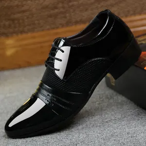 2019 new summer casual dress men shoes solid casual plus size hot sale new brand fashion business mens shoes leather sole shoes free global shipping