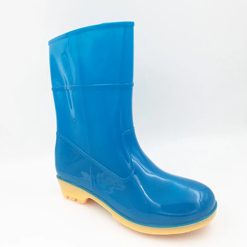 Сапоги Aleafalling женские резиновые водонепроницаемые ботильоны на плоской подошве