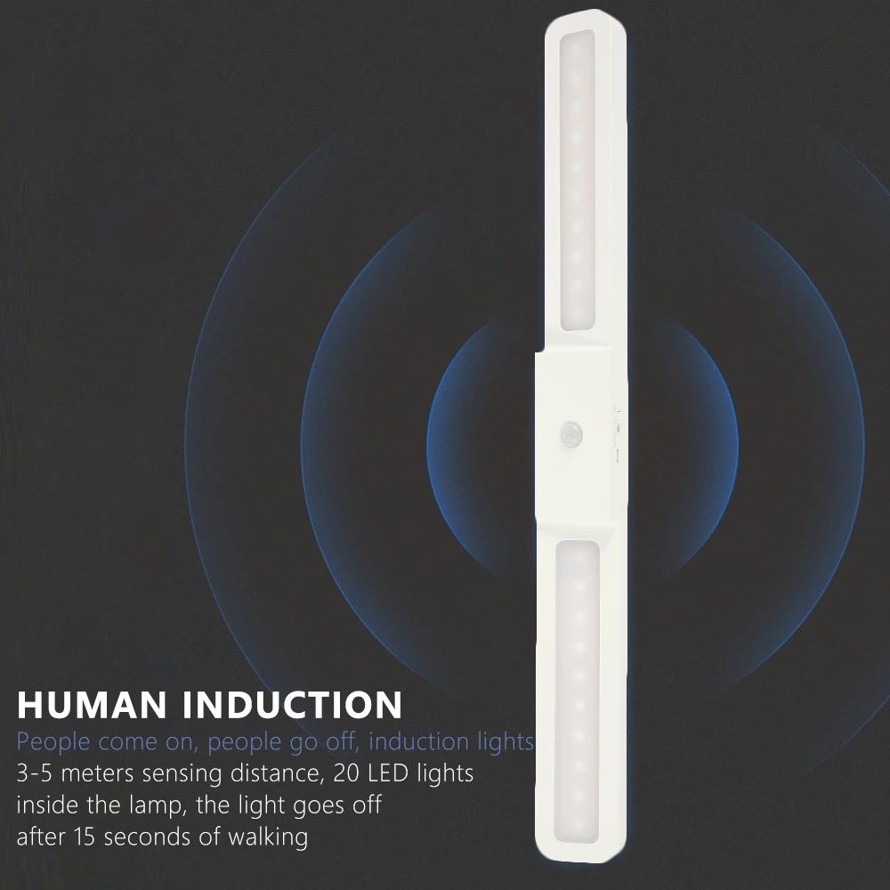 Датчик движения Ночной светильник питьевой 20 светодиодные светильники для