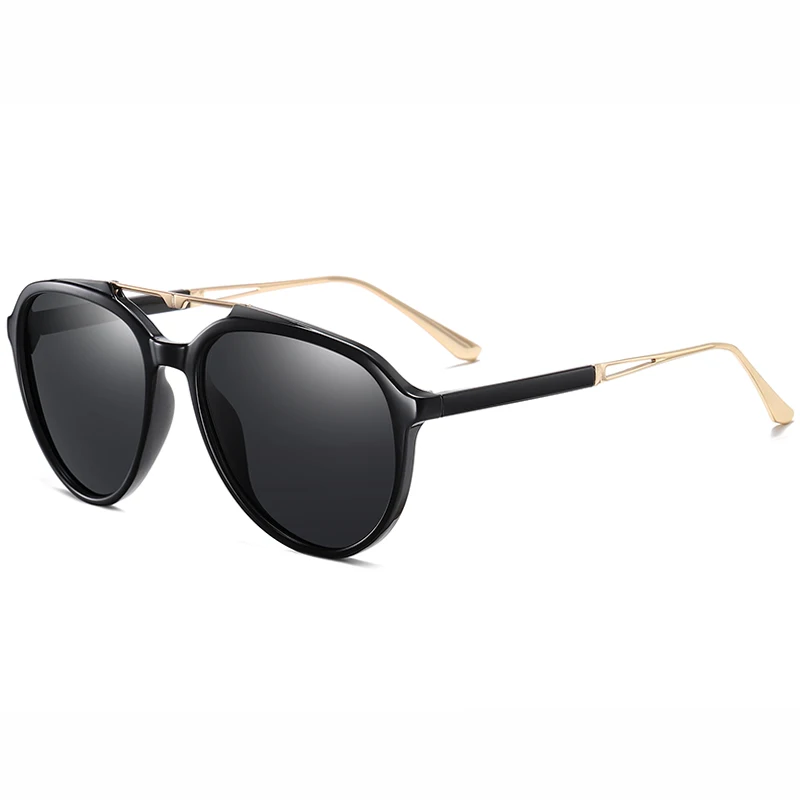 Солнцезащитные очки Мужские женские черные поляризационные для вождения в стиле