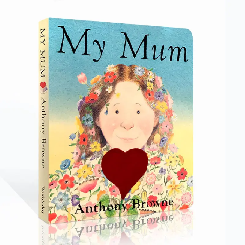

English My Mum Books Original Child Enlightenment Entry Parent-Child Picture Book Cardboard Reading Book Enlightenment Book Art