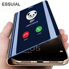 Умный зеркальный Чехол-книжка для Huawei P40, P30, P20 Pro, Lite, Mate 40, 30, 20, 10 Pro, Honor 30, 20, Nova 7, 6, защитный чехол для телефона