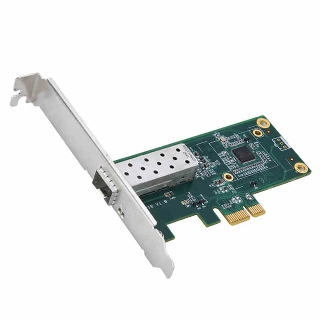 

DIEWU TXA026 PCI Express 1x Gigabit Fiber Network Lan Card with Single SFP Port 10/100/1000Mbps Ethernet Controller for Desktop